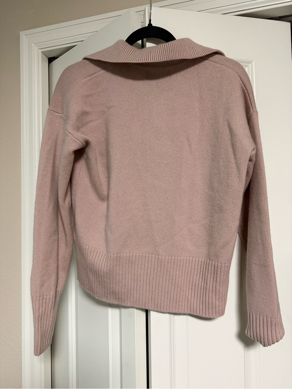 Banana Republic Pink Collared V-Neck Sweater - Picture 3 of 3